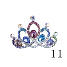 Load image into Gallery viewer, Wedding Jewelry Mini Princess Headpieces Hair Jewelry Flower For Girls Kids Gift Tiara Crown Hair Comb