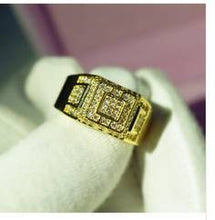 Load image into Gallery viewer, Exquisite 925 Sterling Silver Natural White Sapphire Gemstones Birthstone Bride Princess Wedding Engagement Strange Ring