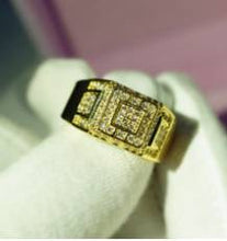 Load image into Gallery viewer, Exquisite 925 Sterling Silver Natural White Sapphire Gemstones Birthstone Bride Princess Wedding Engagement Strange Ring