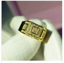 Load image into Gallery viewer, Exquisite 925 Sterling Silver Natural White Sapphire Gemstones Birthstone Bride Princess Wedding Engagement Strange Ring